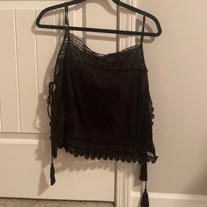 Black Free People Tank